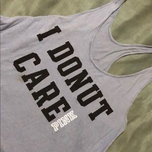 “I Donut Care” tank